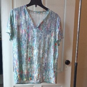 Colorful Abstract Women's Blouse